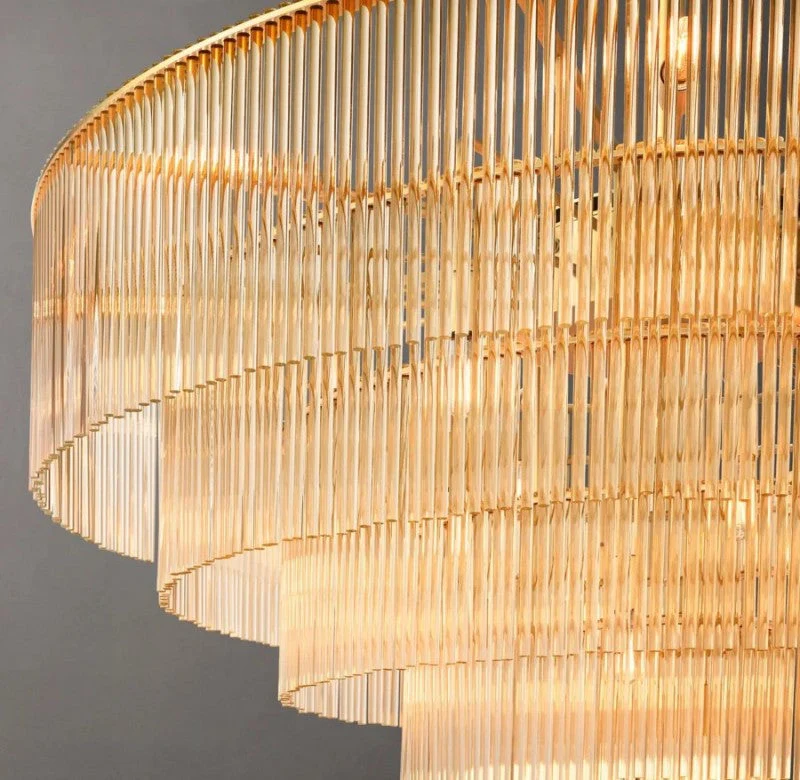 Dimarion Round Glass Chandelier 50" - Image 3