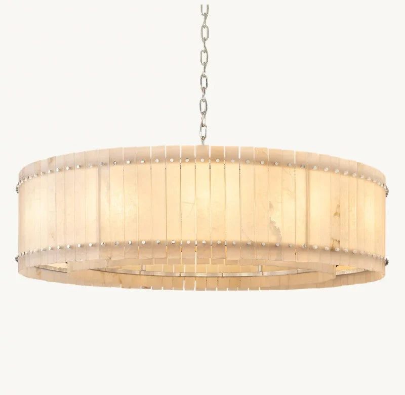 Aurelix Alabaster Round Chandelier - Image 3