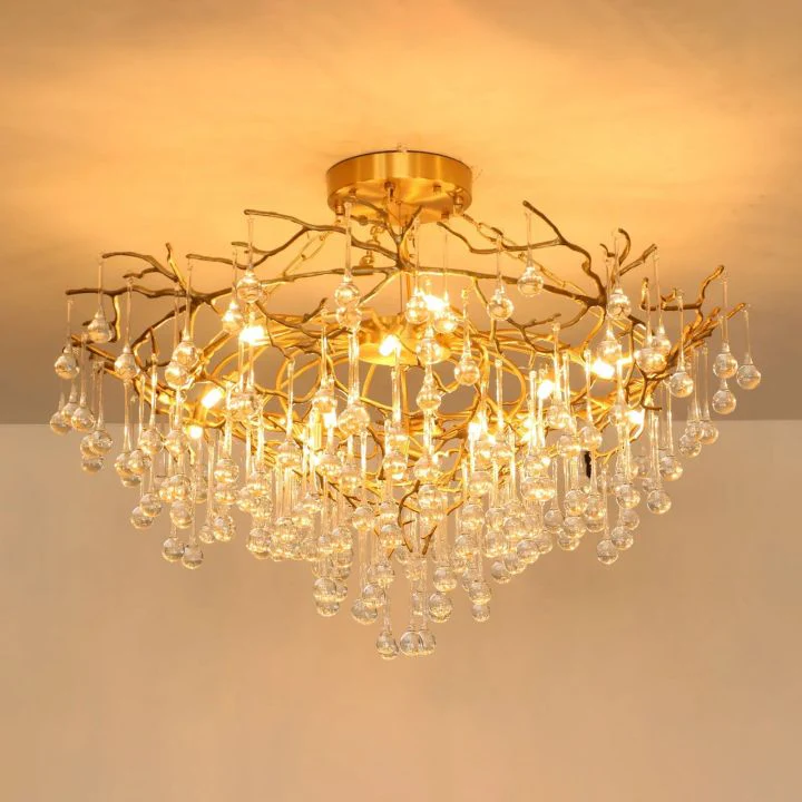 Anita Brass Chandelier - Image 3