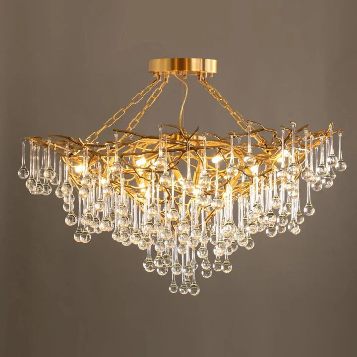 Anita Brass Chandelier - Image 2