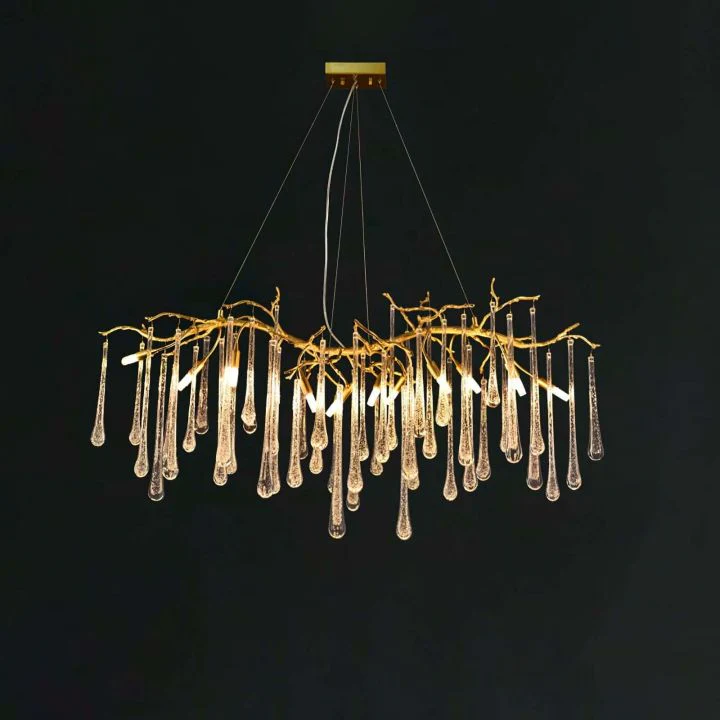 Aqua Makrama Chandeliers - Image 3