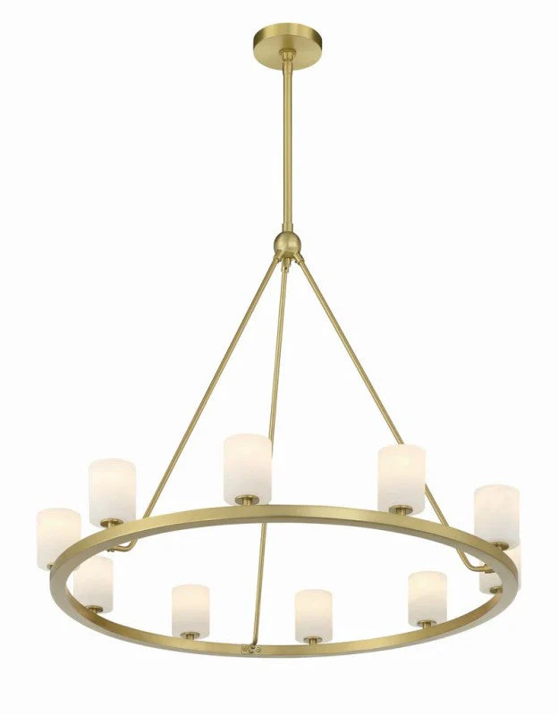 Agron 10 Light Alabaster Chandelier
