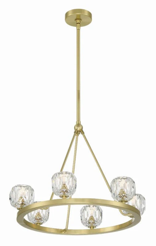Agron 6 Light Crystal Chandelier