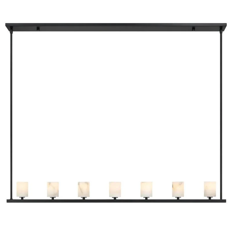 Agron 7 Light Alabaster Chandelier - Image 3