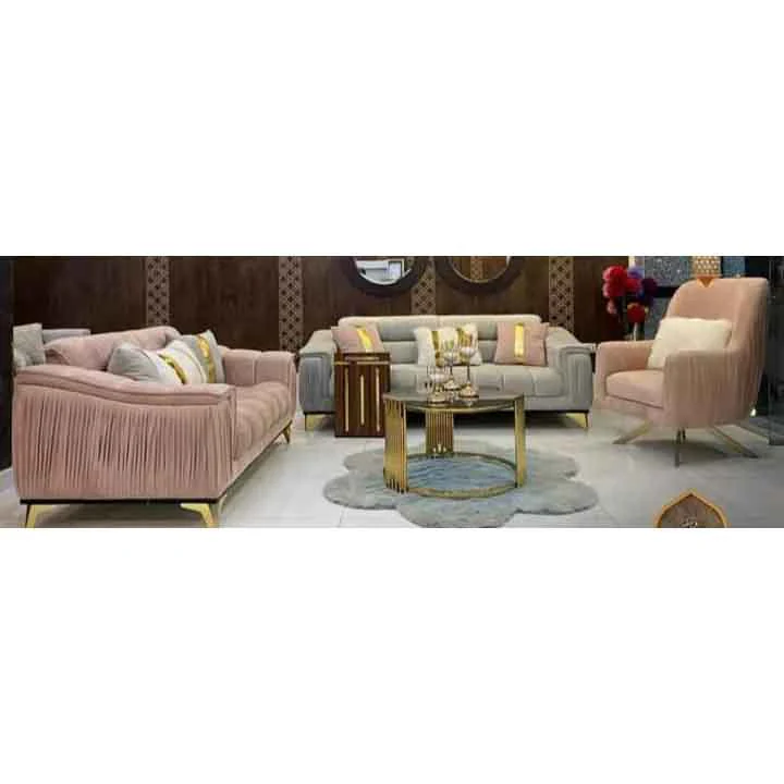 طقم أنتريه خشب زان- 3قطع - QAM63 - Image 1