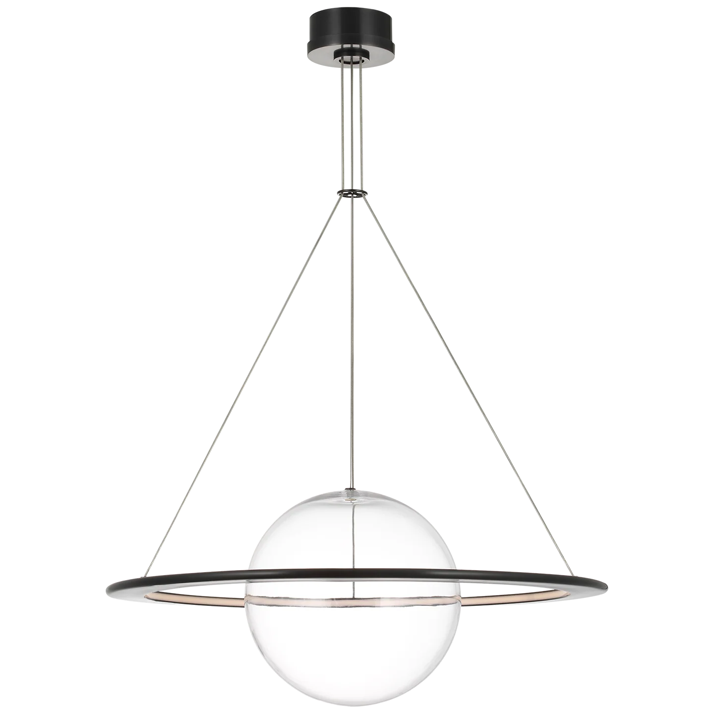 Cosmos 28" Ring and Orb Chandelier - Image 1
