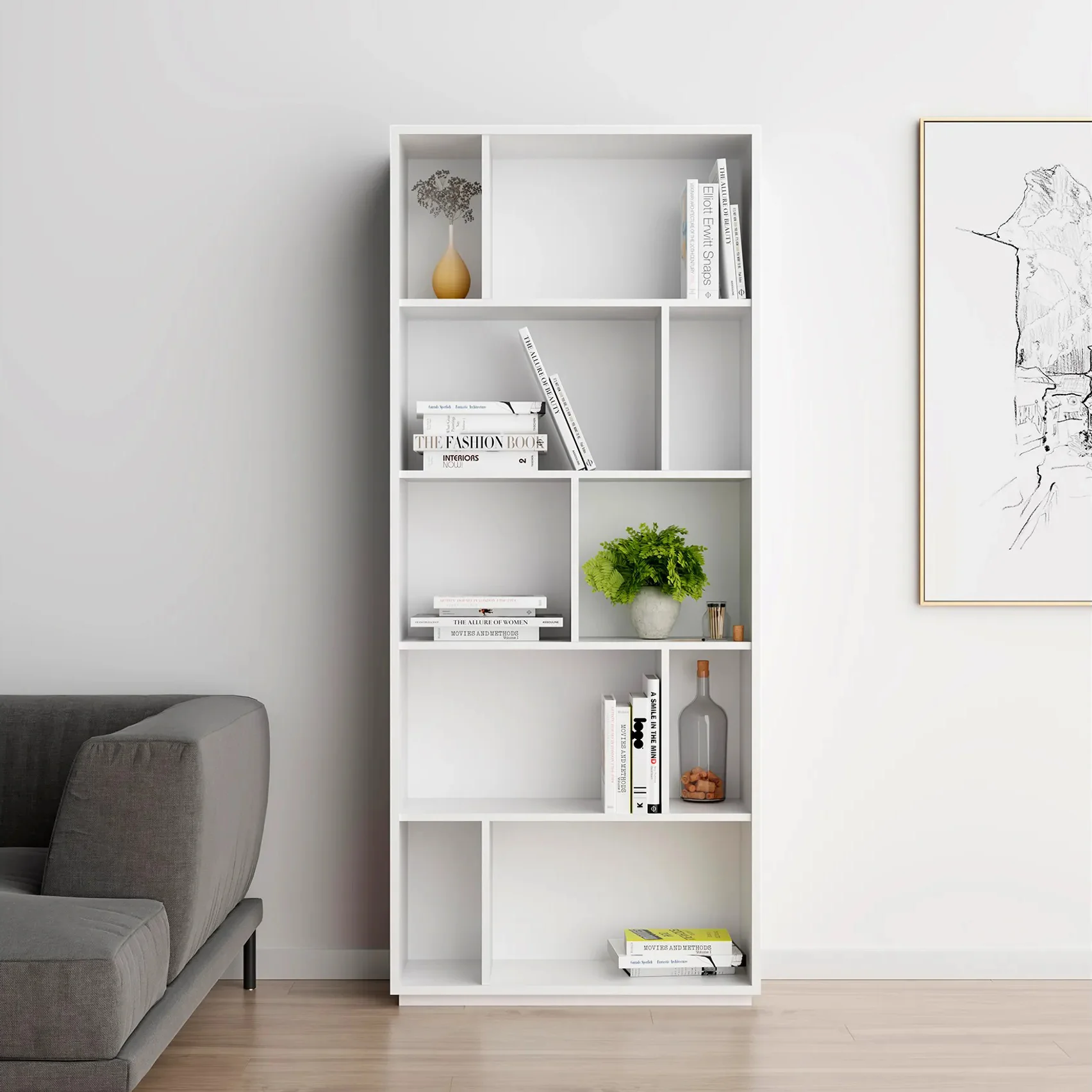 وحدة عرض أرفف 180×80سم – FAN531