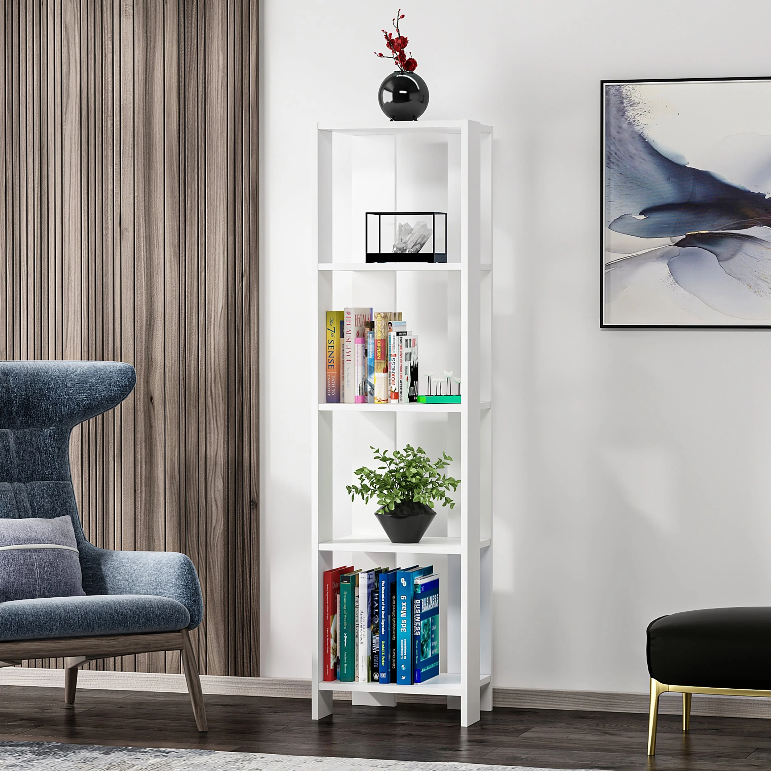 وحدة عرض أرفف 160×40سم - FAN445 - Image 2