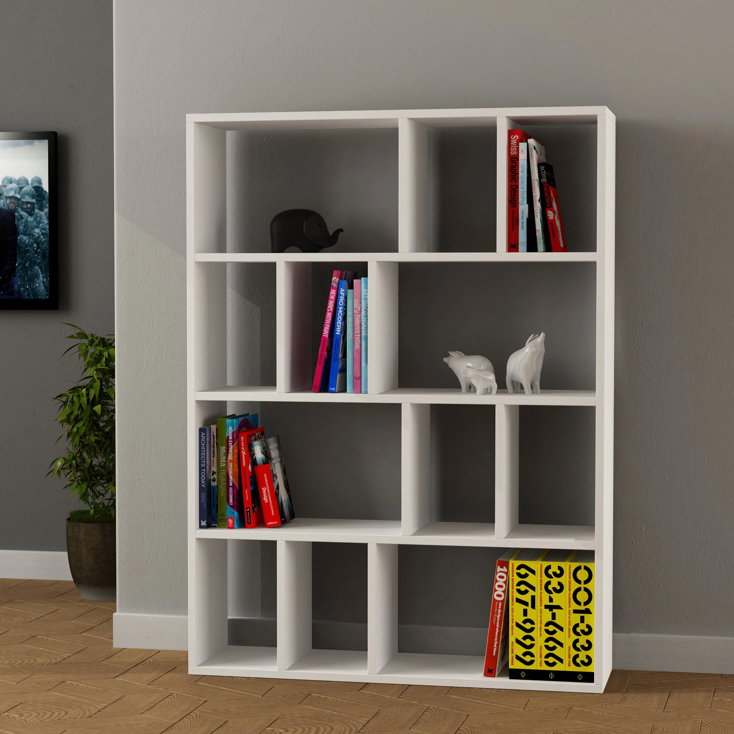 وحدة عرض أرفف 120×90سم - FAN455 - Image 1