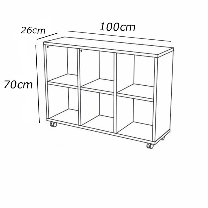 مكتبة 100×70سم- FAN34 - Image 2