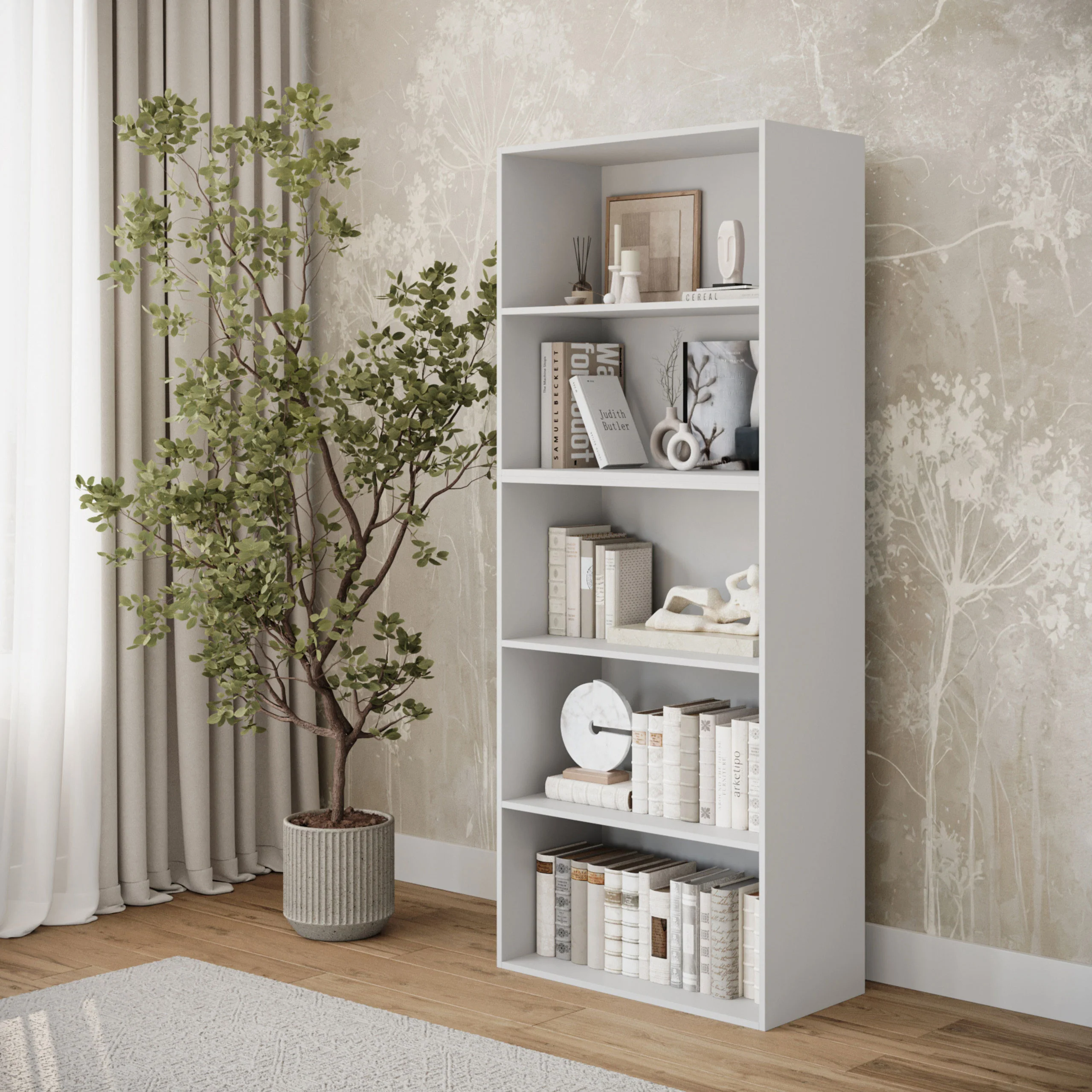 وحدة عرض أرفف 160×70سم - FAN484 - Image 1