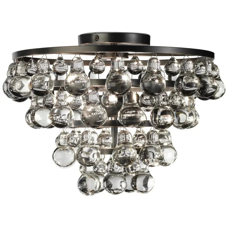 Robert Abbey Bling Round Flushmount 2-Light - Image 3