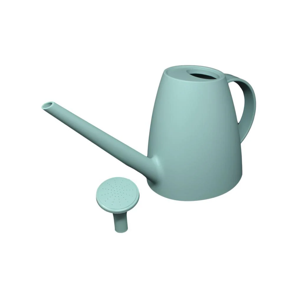 rePotme 1 Quart Plastic Watering Can with Rose - Sky Blue - Image 2