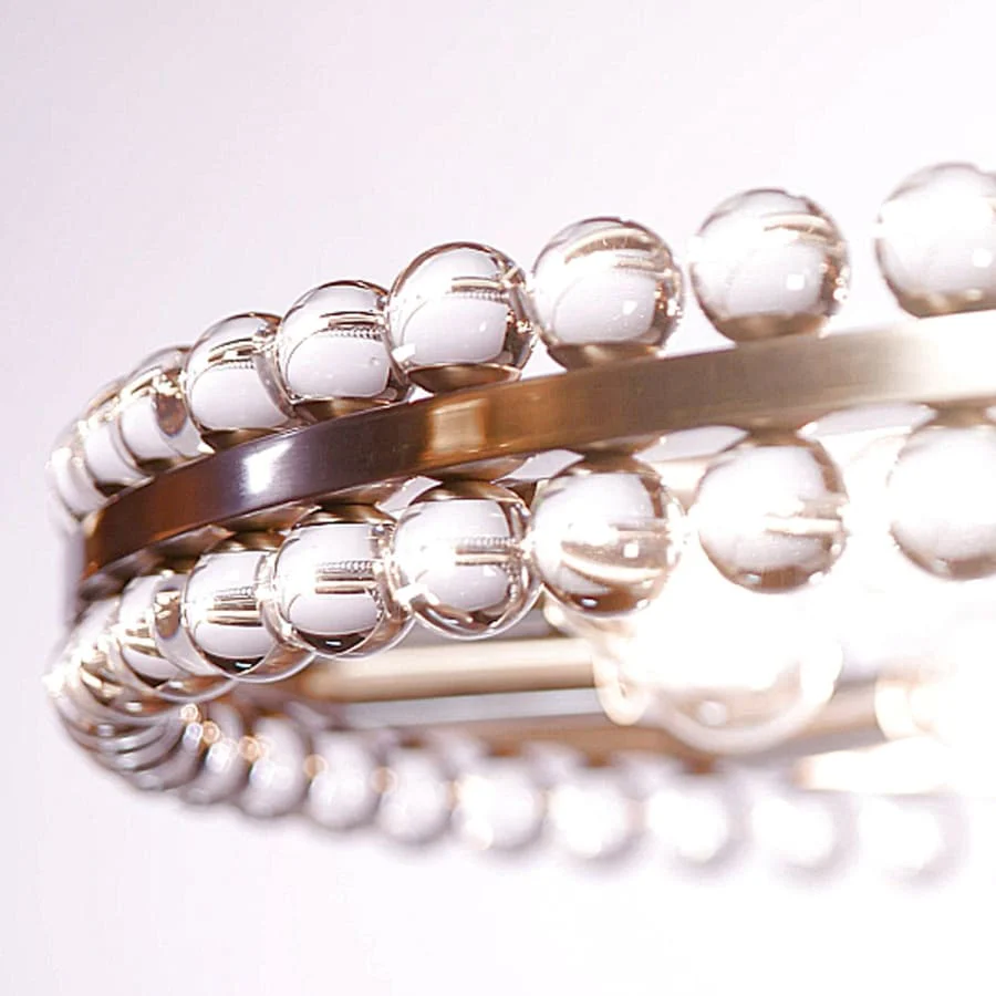 Crystorama Lighting Group Clover 24 Light 39" Wide Ring Chandelier with Glass Ball Accents - Image 3