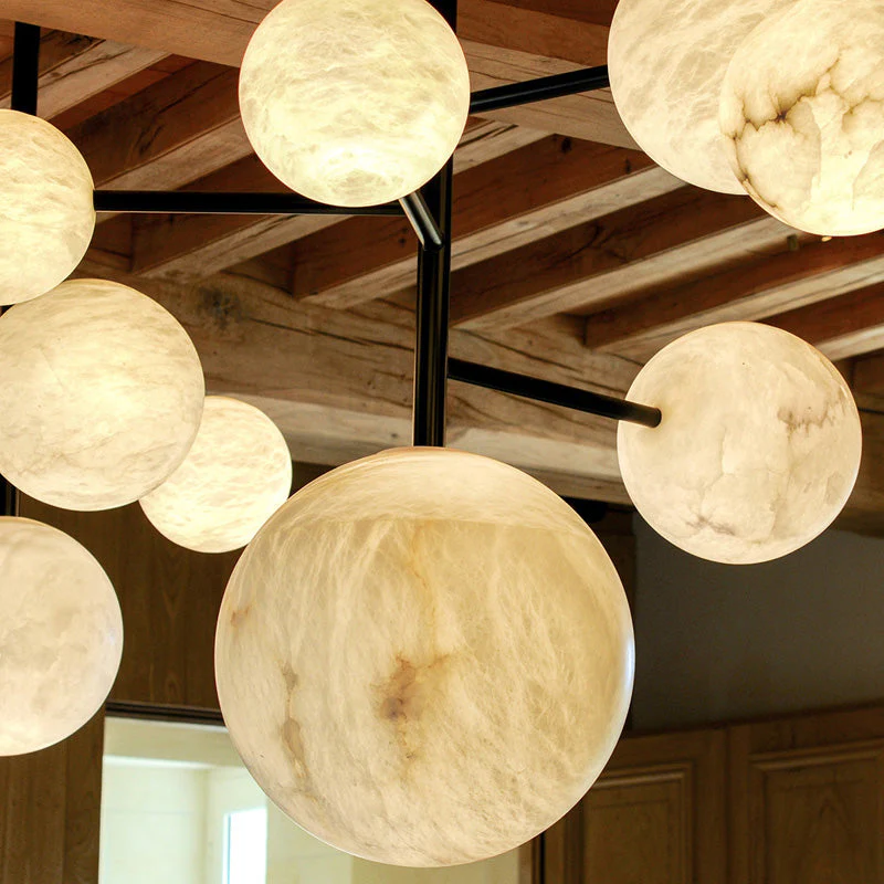 Alabaster Modern Artistic Chandelier Light - Image 3