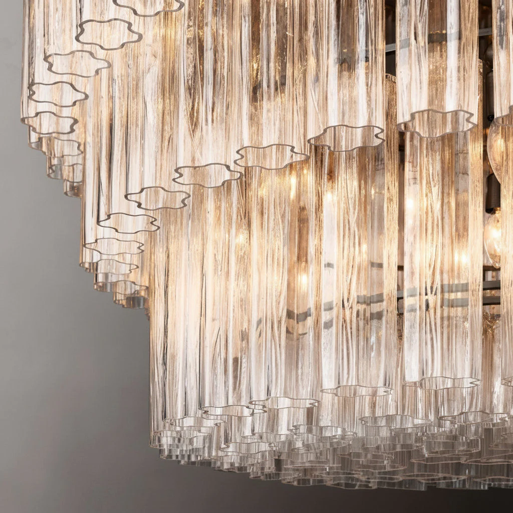 Chelor 3-Tier Round Chandelier 48â€� - Image 2