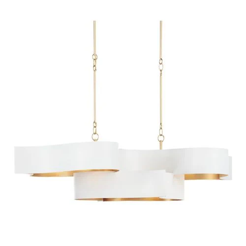 Classical Lotus 6-Light  Chandelier - Image 2