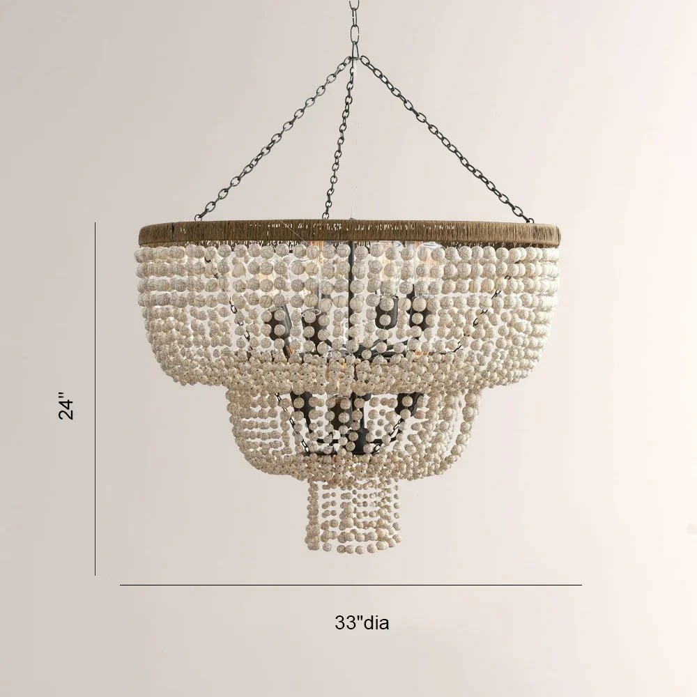 Craney Three-layer Round Beads Chandelier - Image 3
