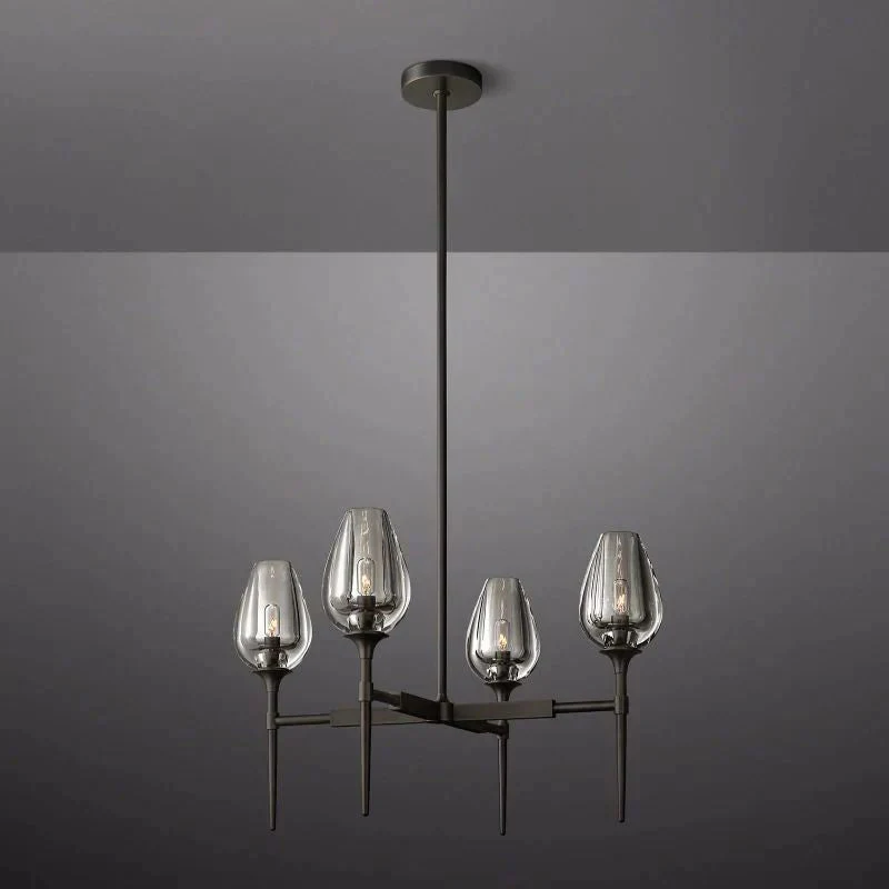 Tulior Round Chandelier 27â€� - Image 1
