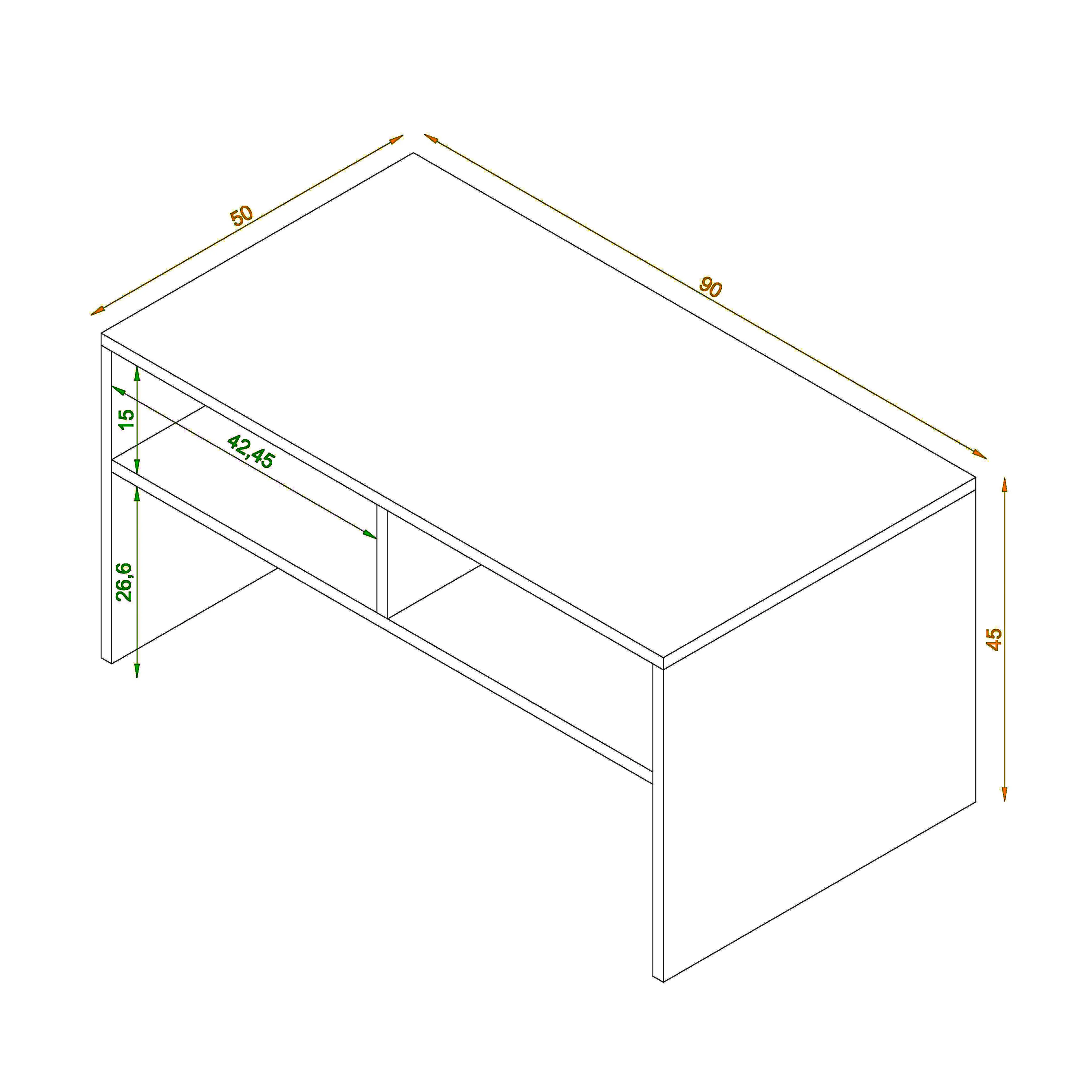 ترابيزة قهوة 50×90سم- ZAF6 - Image 2