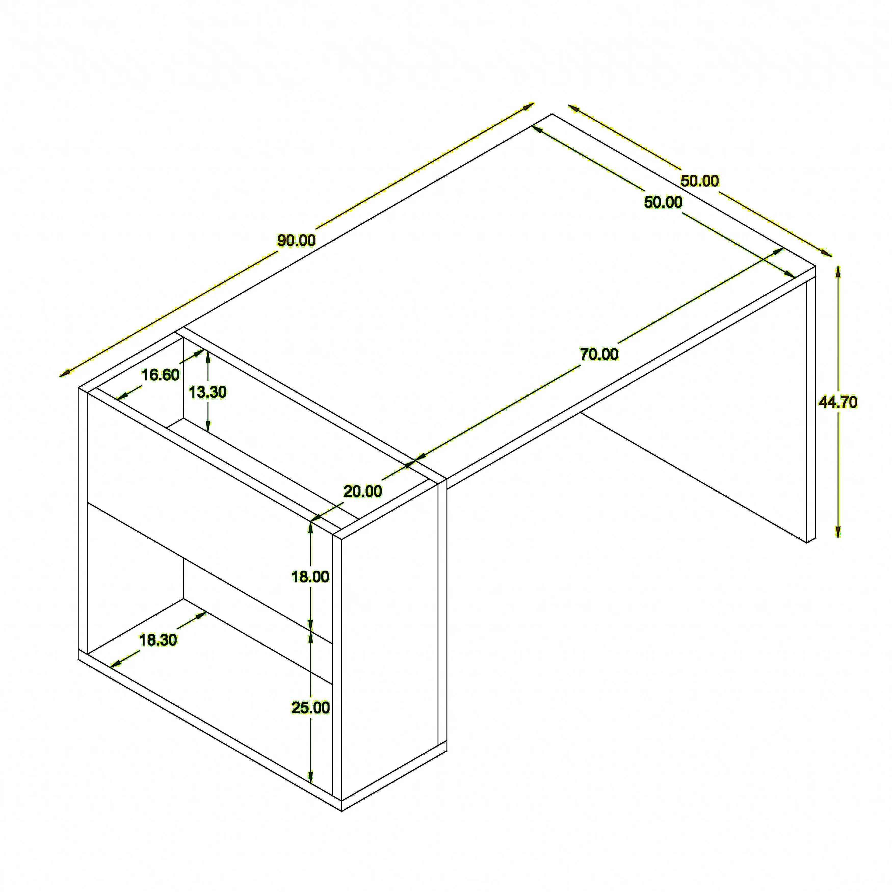 ترابيزة قهوة 50×90سم- ZAF13 - Image 2