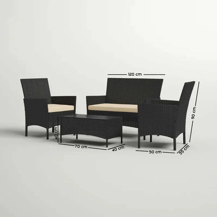 طقم أثاث خارجي - 4 قطع - ORN27 - Image 2