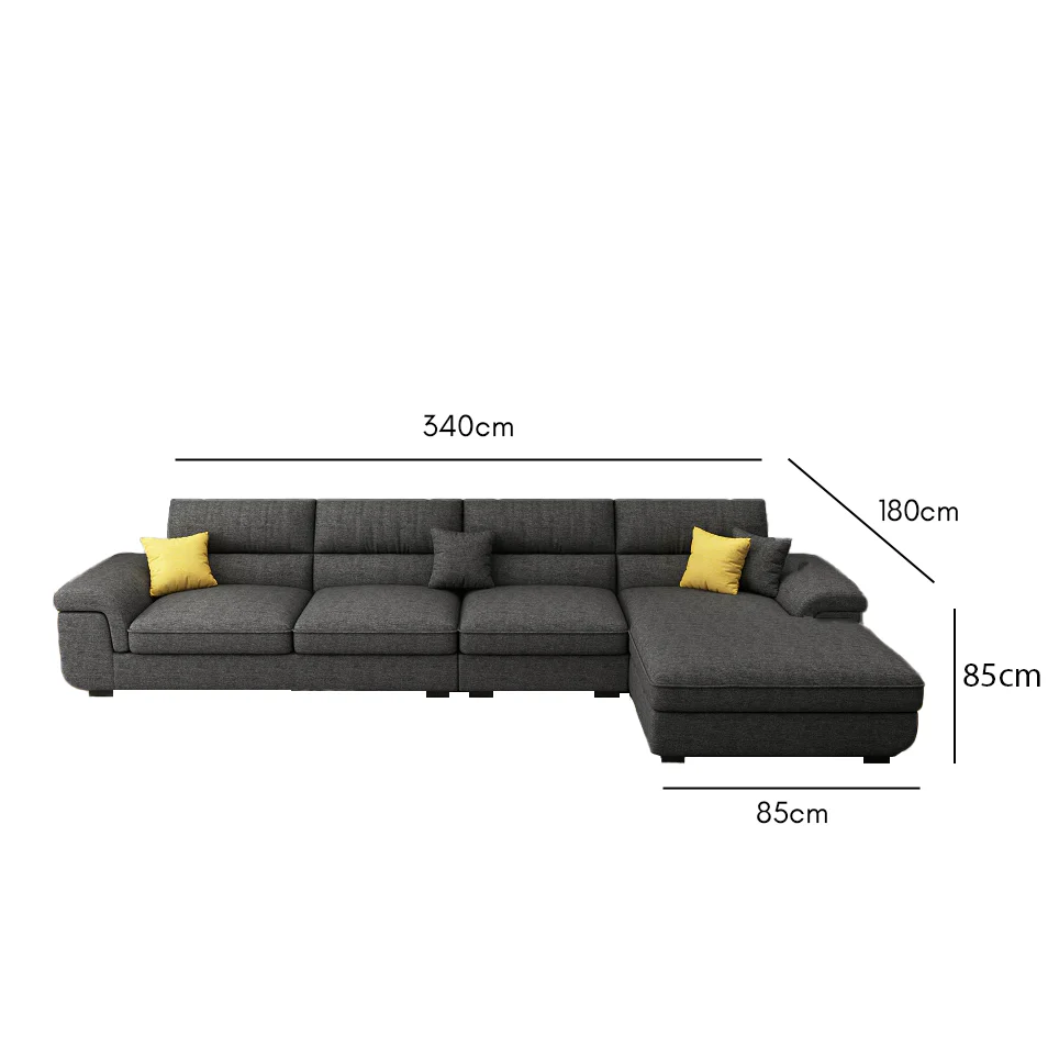 ركنة خشب زان طبيعي 180×340سم - ألوان متعددة - DECO40 - Image 2