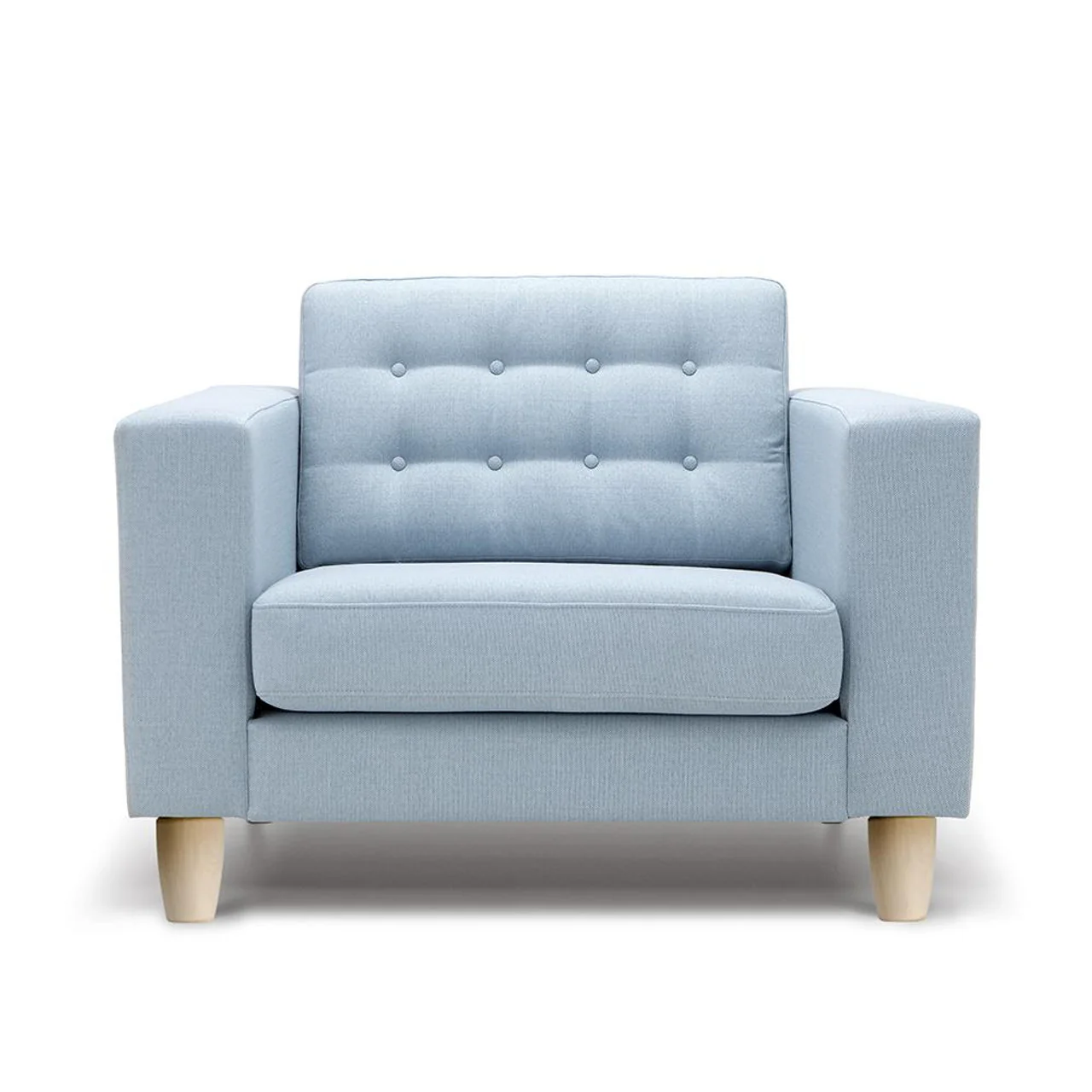 كرسي فوتيه خشب زان 80×80سم - DECO82 - Image 1