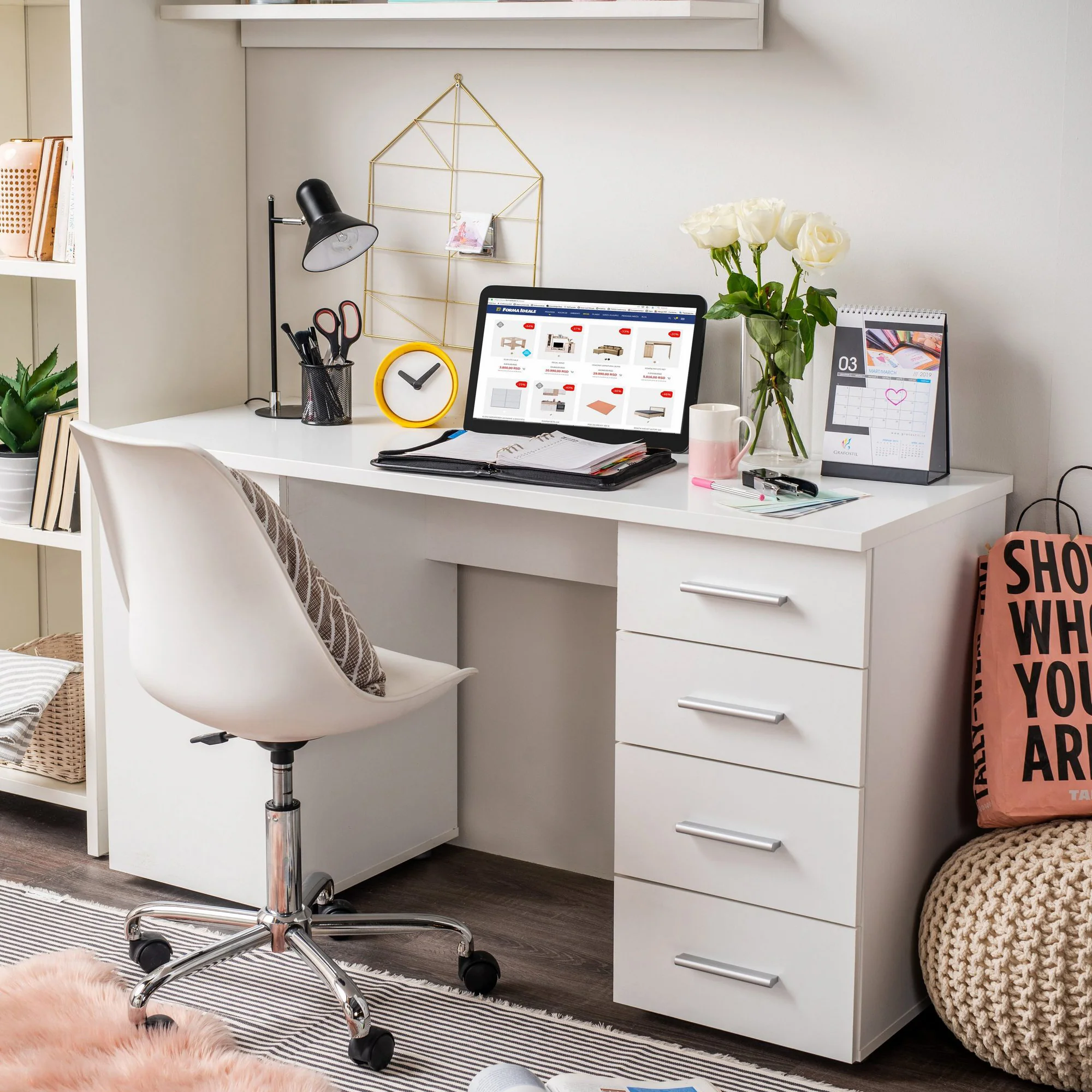مكتب 140×50سم - FAN299 - Image 1