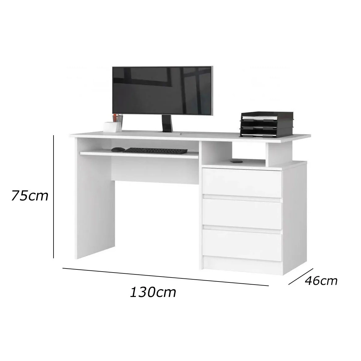 مكتب 130×46سم - FAN407 - Image 3