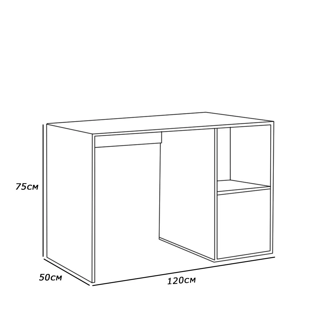 مكتب 120×75سم- FAN18 - Image 3