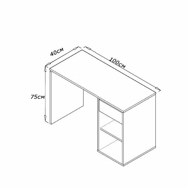مكتب 100×75سم- FAN20 - Image 3