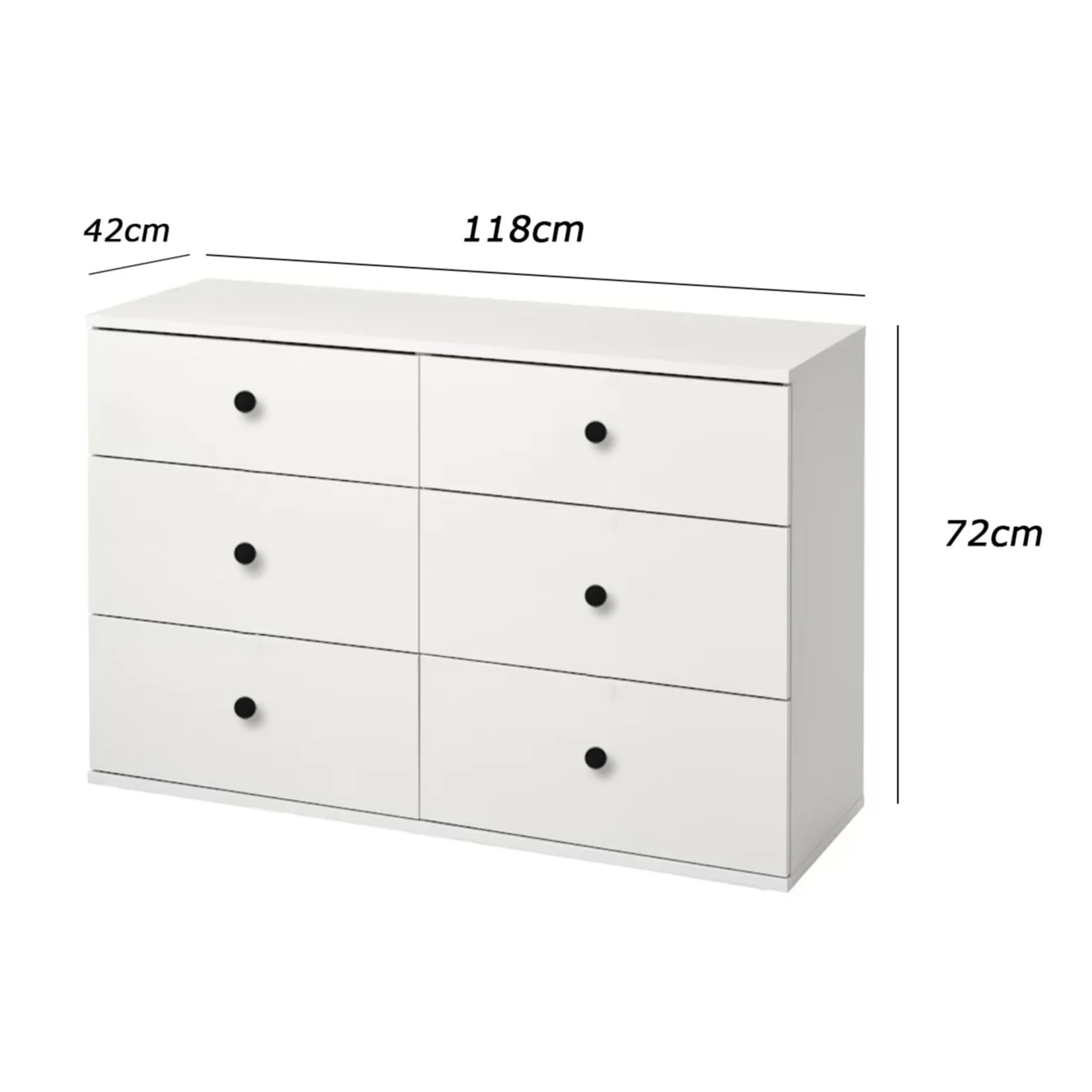 وحدة أدراج 118×42سم - FAN803 - Image 3
