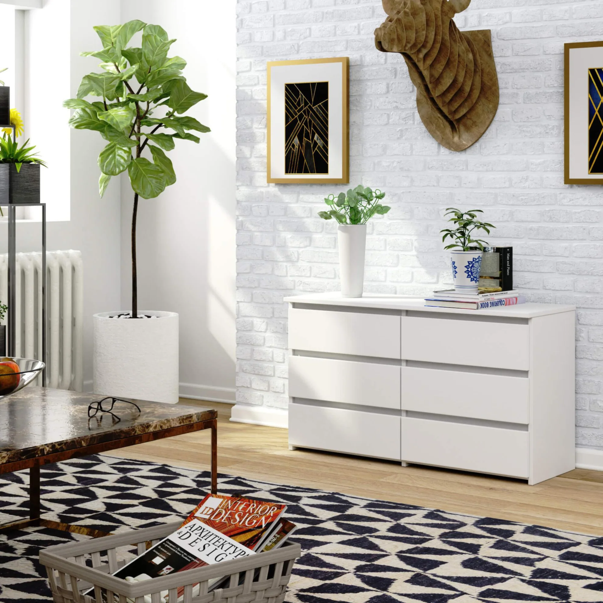 وحدة أدراج 118×70سم - FAN860 - Image 1