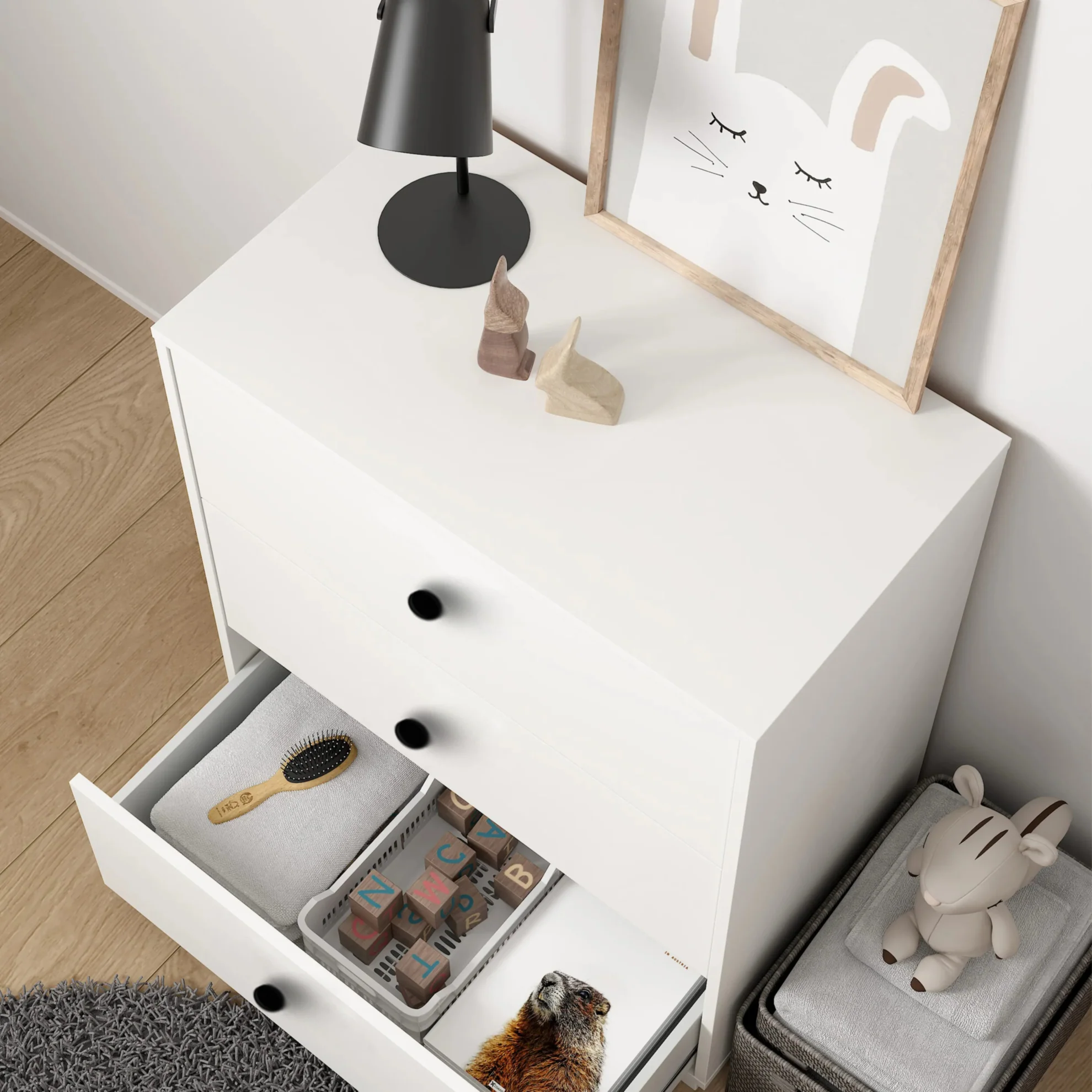 وحدة أدراج 78×70سم - FAN884 - Image 3