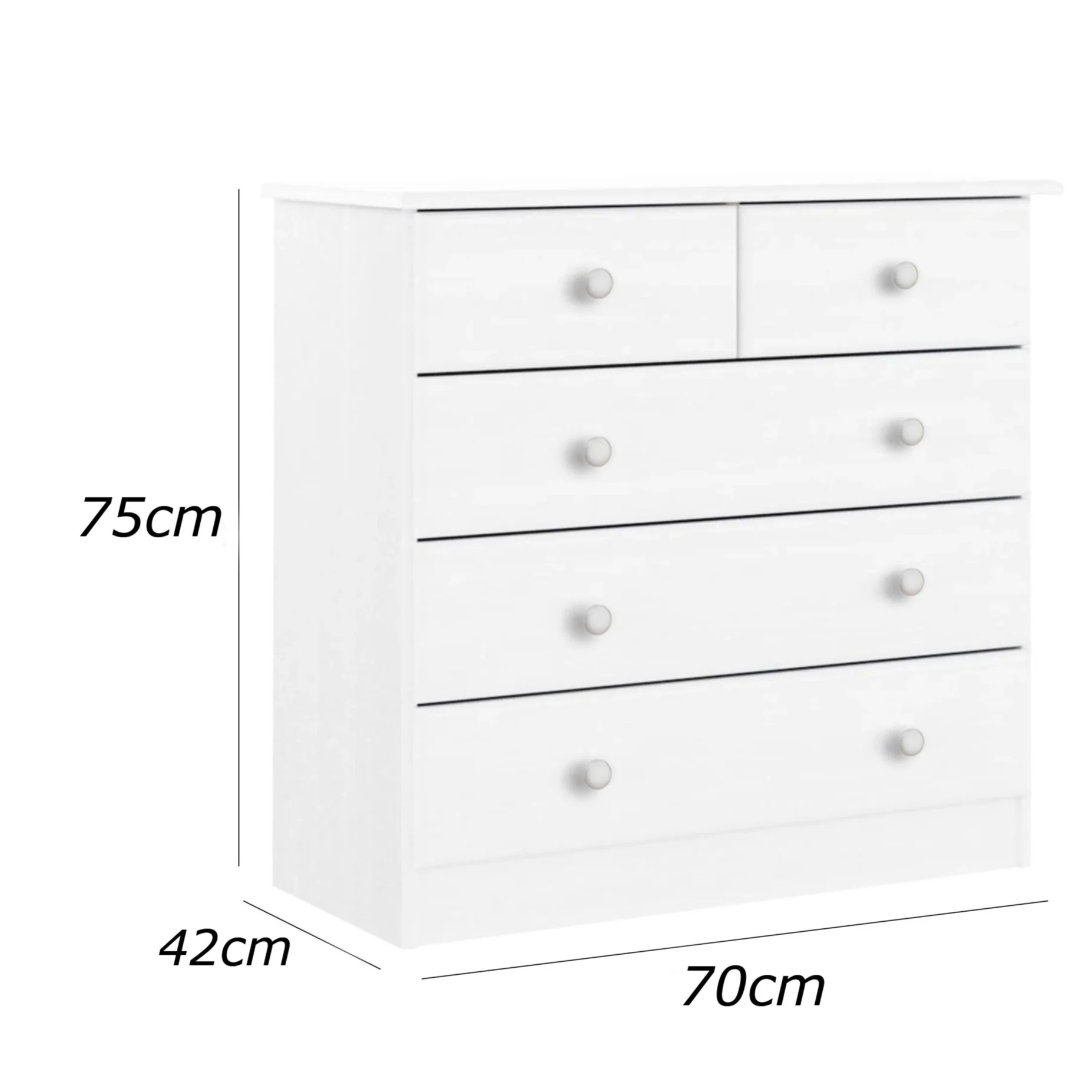 وحدة أدراج 75×70سم - FAN734 - Image 3