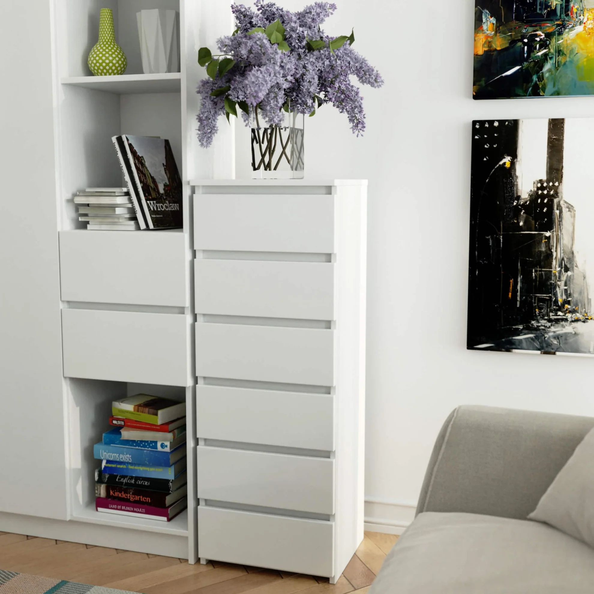 وحدة أدراج 114×40سم - FAN751 - Image 2