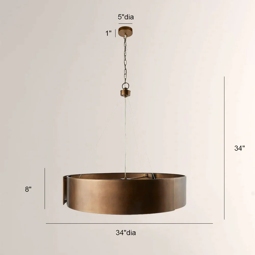 Dunbari Medium Round Chandelier - Image 3