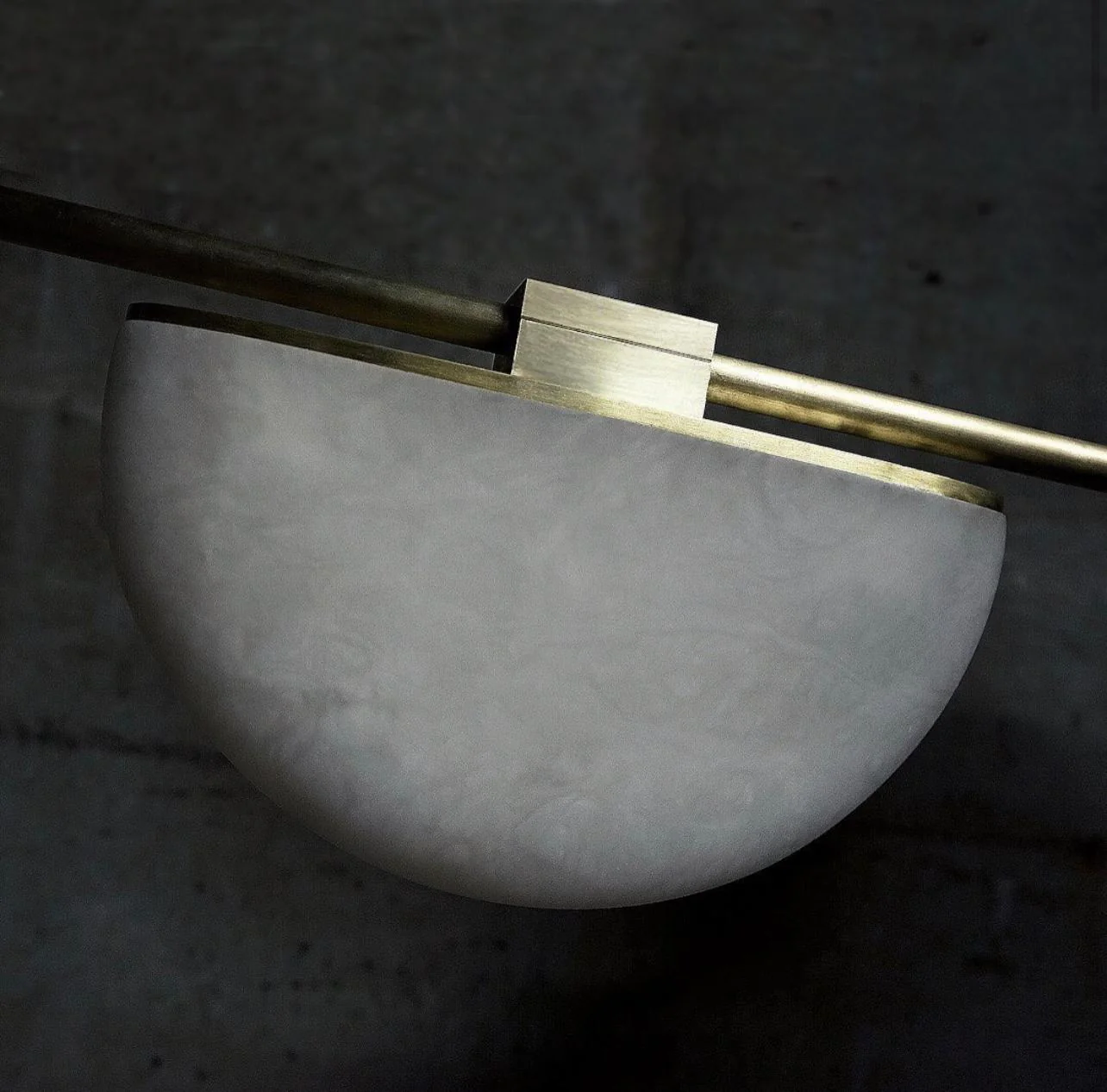 Alabaster Artistic Modern Chandelier for Bar Area - Image 2