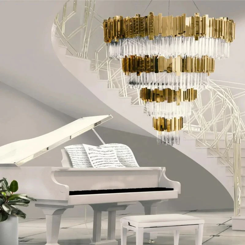 Empire Decorative 4-tier Round Chandelier - Image 3