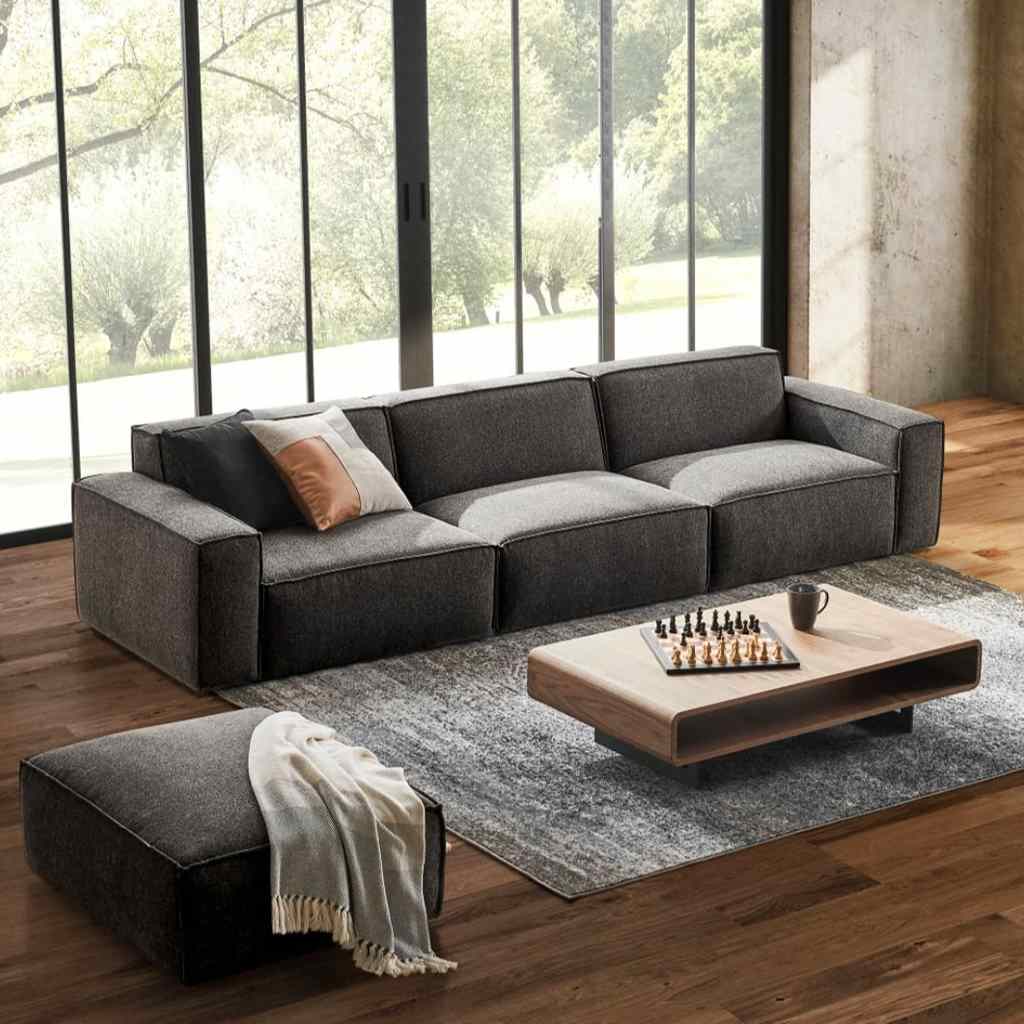 كنبة خشب زان 85×250سم - ألوان متعددة - DECO245 - Image 1
