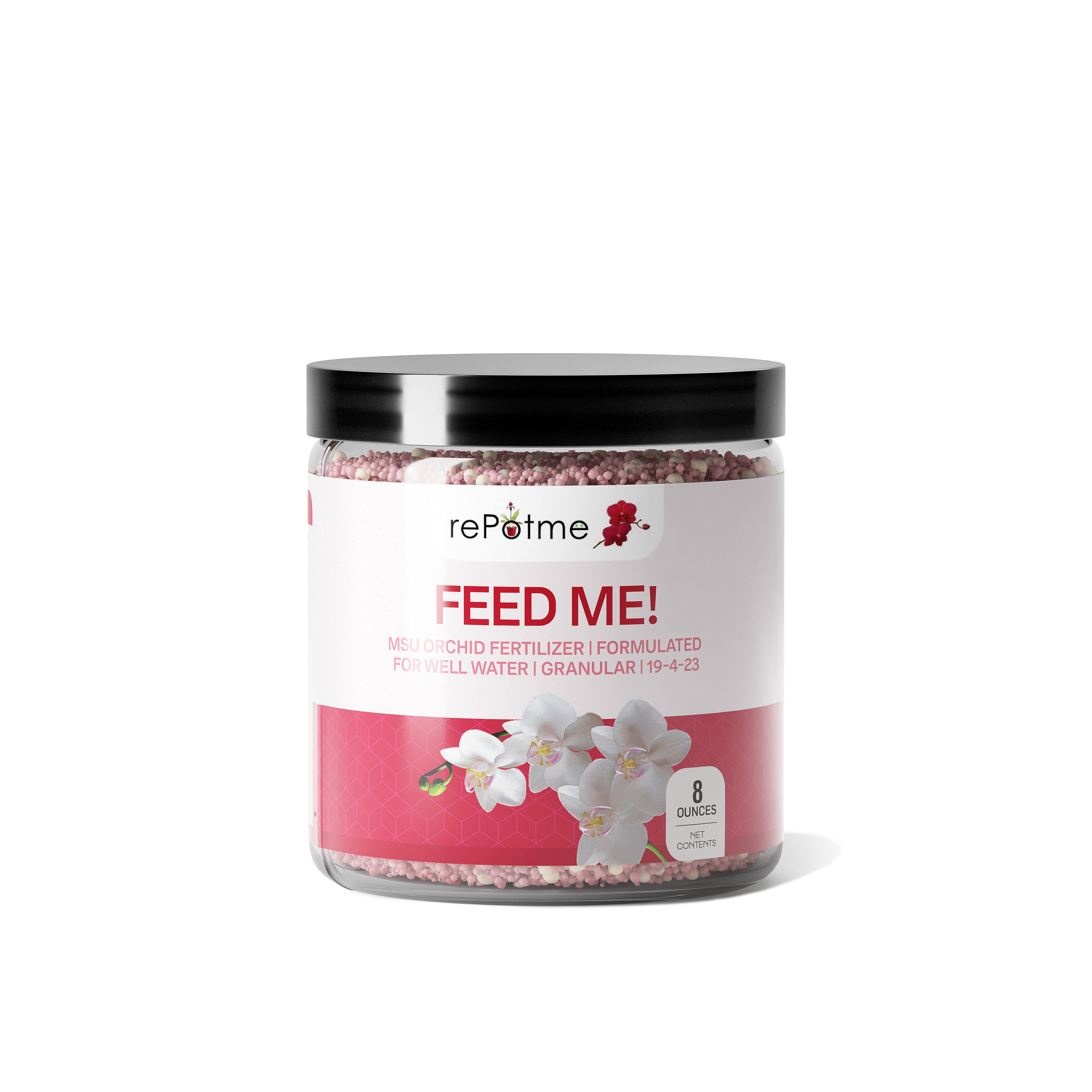 FEED ME! MSU Orchid Fertilizer – Well Water – Granular 8 oz