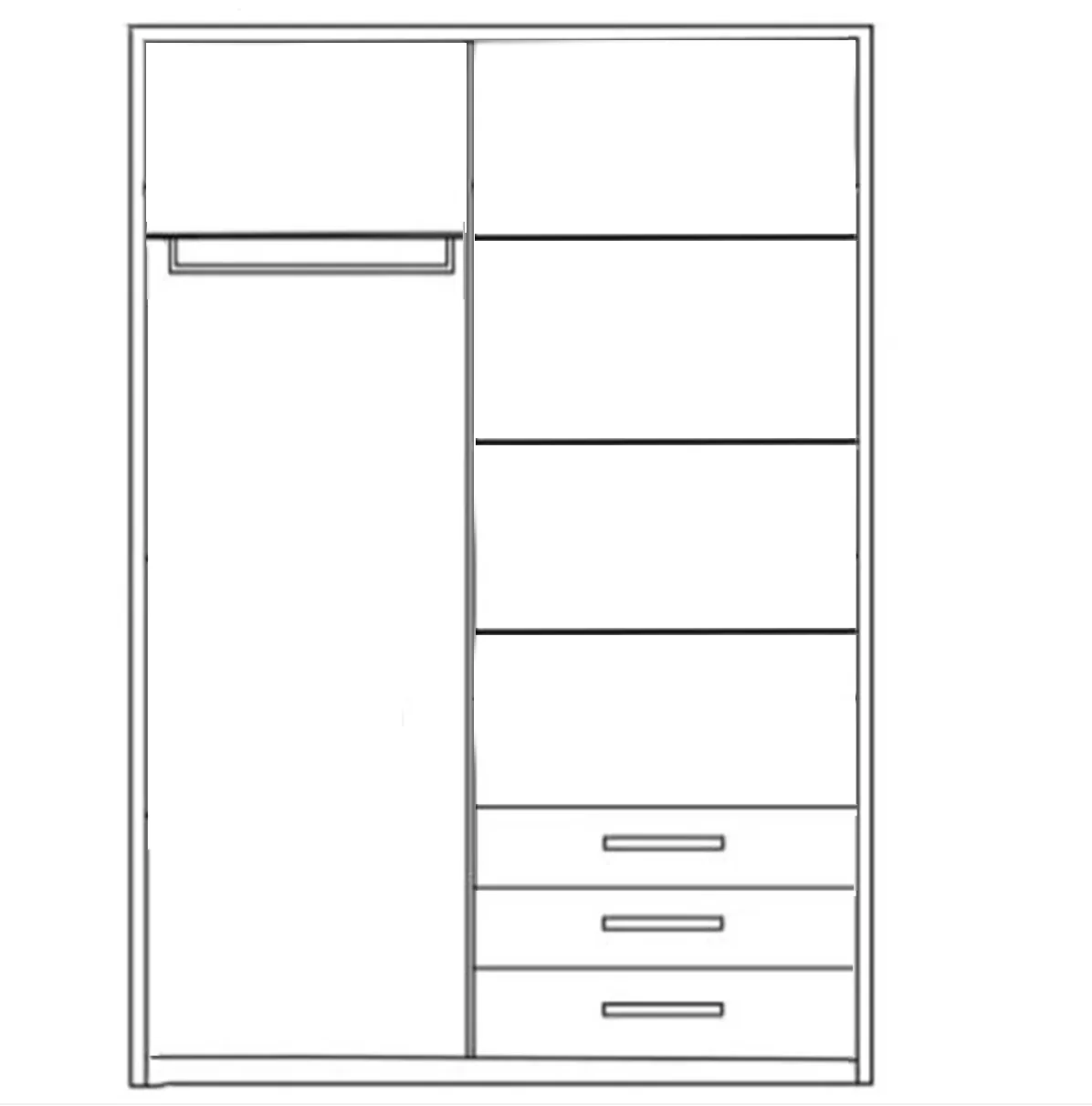 دولاب 200×120 سم- GMF18 - Image 2
