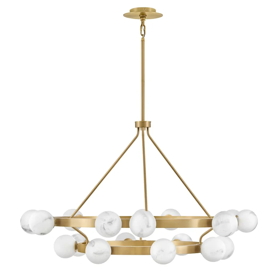 Fredrick Ramond Selene 18 Light 48" Wide Ring Chandelier - Image 3