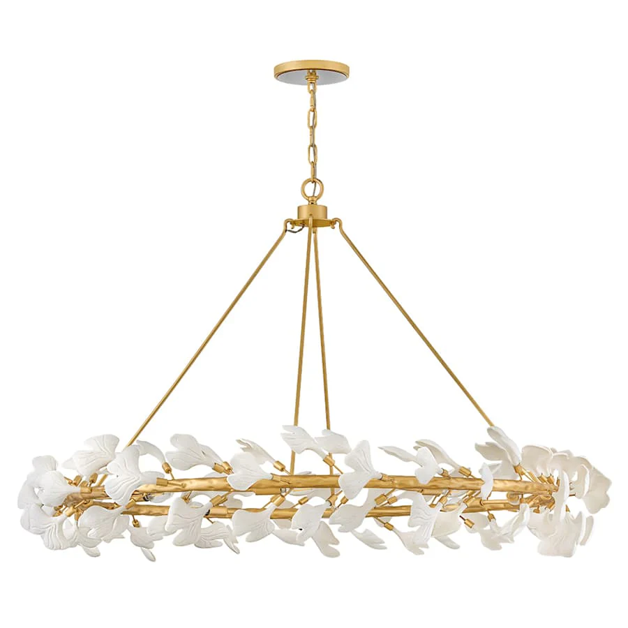 Fredrick Ramond Audra 8 Light 48" Wide Ring Chandelier - Image 3