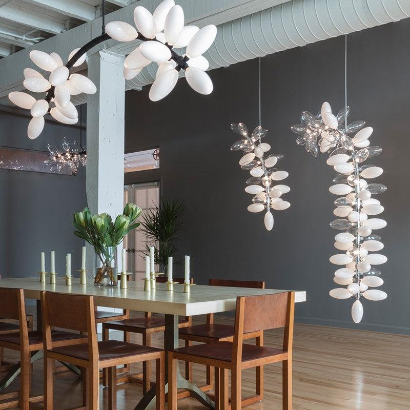 Fashion Grape Artistic Linear Chandelier - Image 1