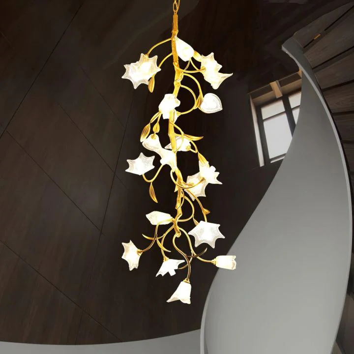 Flower Craftsman Chandelier - Image 2