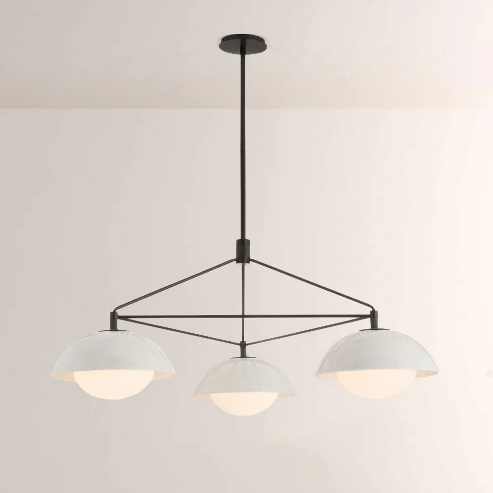 Godwyn Round Ceramic Chandelier - Image 1