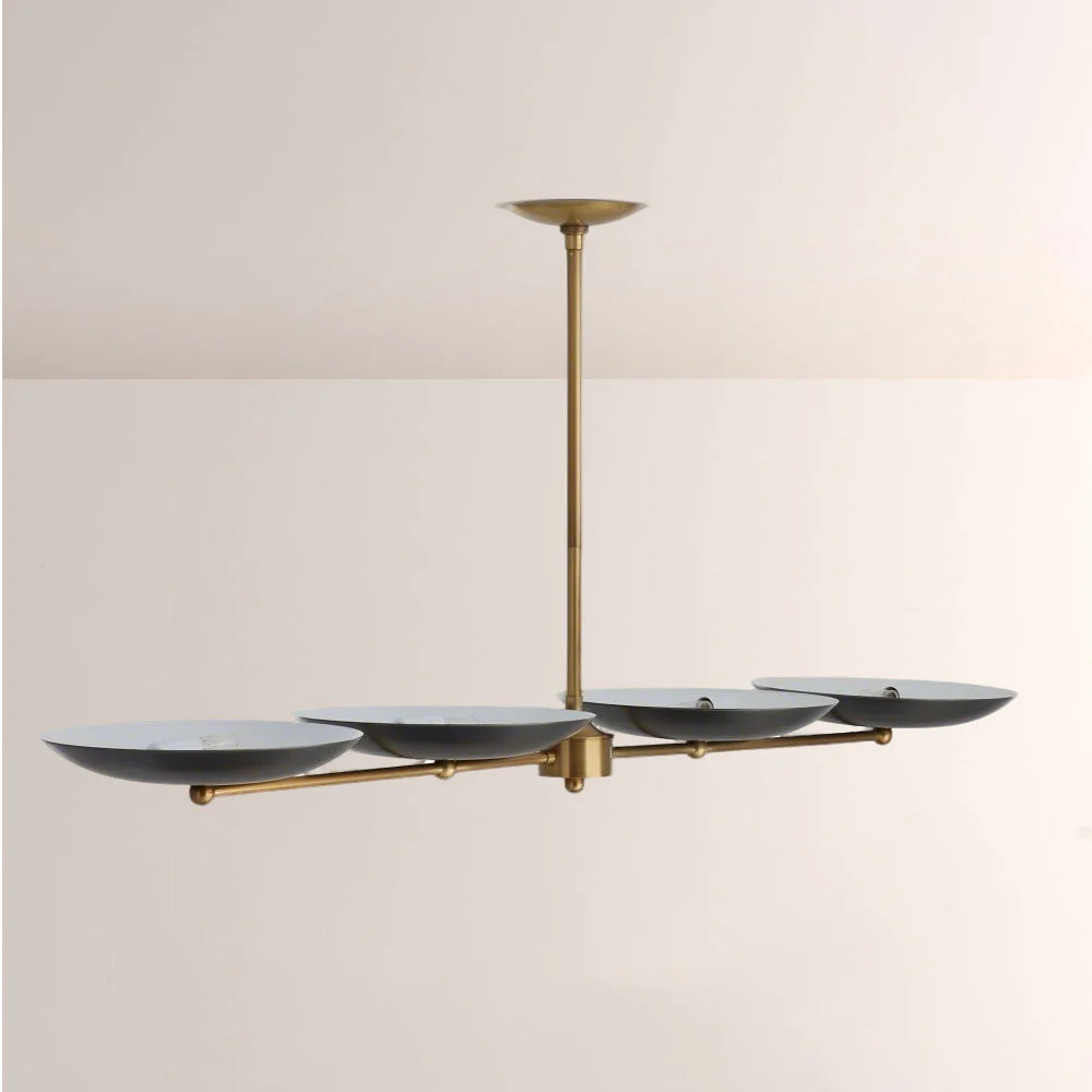 Grant Linear Dish-shaped Chandelier - Image 2