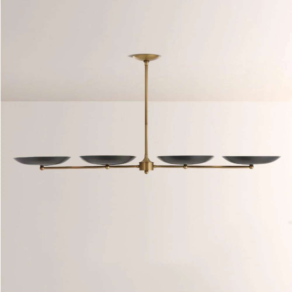 Grant Linear Dish-shaped Chandelier - Image 3
